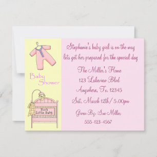 Preparing For A Baby Invites