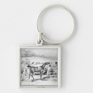 Preparing for a Race Key Ring
