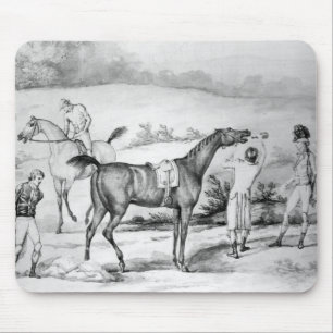 Preparing for a Race Mouse Mat