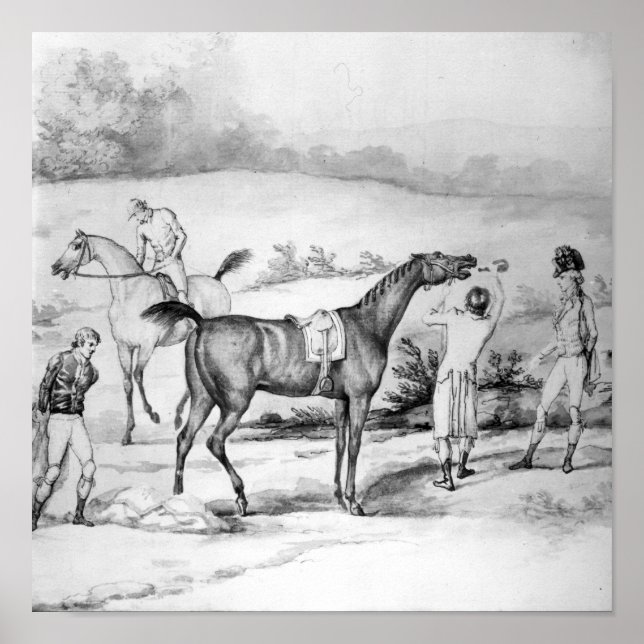 Preparing for a Race Poster (Front)