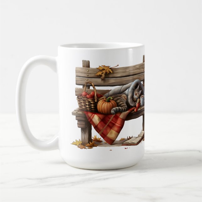 Preparing my Halloween potion Coffee Mug (Left)