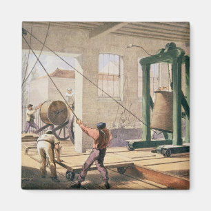 Preparing the Cable, from 'The Atlantic Telegraph' Magnet