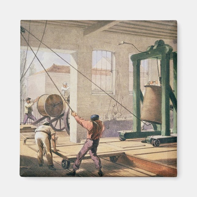 Preparing the Cable, from 'The Atlantic Telegraph' Magnet (Front)