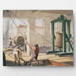 Preparing the Cable, from 'The Atlantic Telegraph' Plaque