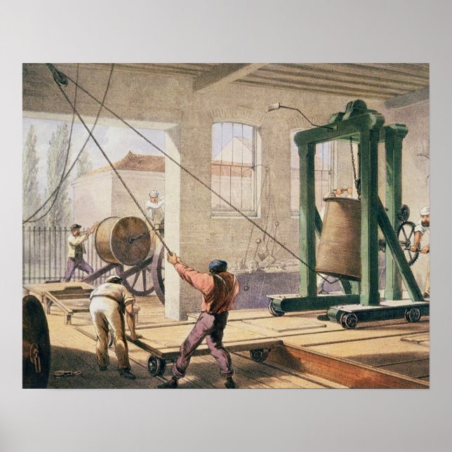 Preparing the Cable, from 'The Atlantic Telegraph' Poster (Front)