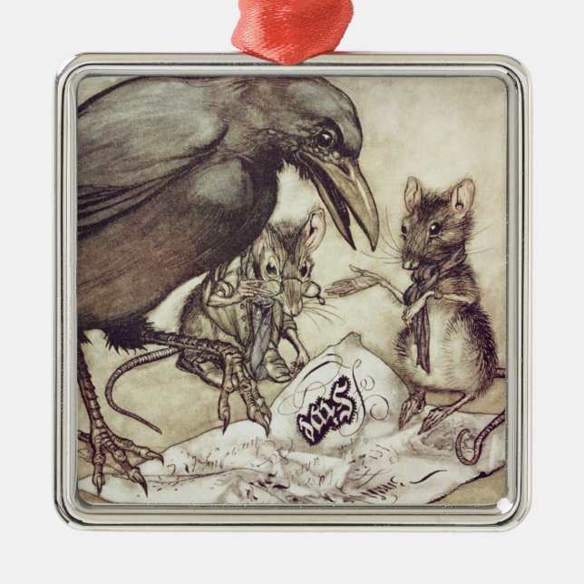 Preposterous!" cried Solomon in a rage" Metal Tree Decoration (Front)