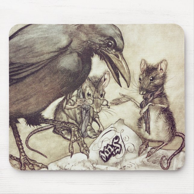 Preposterous!" cried Solomon in a rage" Mouse Mat (Front)