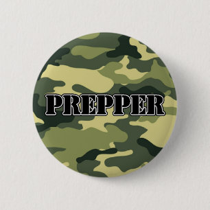 Prepper Camo 6 Cm Round Badge