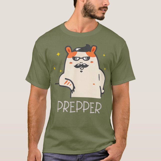 Prepper Hamster Purchases Virus T-Shirt (Front)