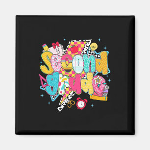 Preppy 2nd Grade Dream Team Back To School Teacher Magnet