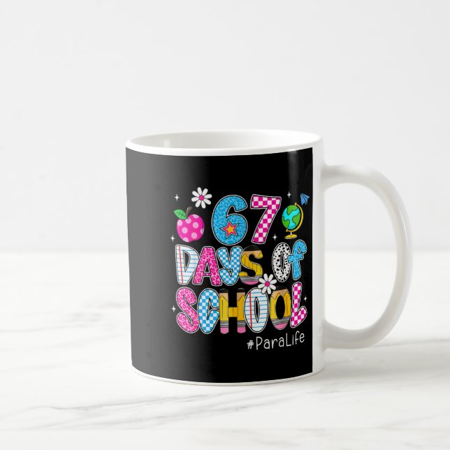 Preppy 67 Days Of School Six Seven 67 Meme Para Li Coffee Mug (Right)
