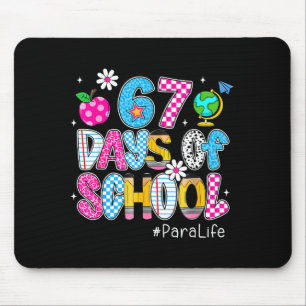 Preppy 67 Days Of School Six Seven 67 Meme Para Li Mouse Mat