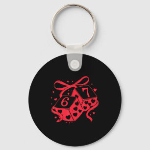 Preppy 67 Valentine Six Seven Dice 6 7 Men Women K Key Ring