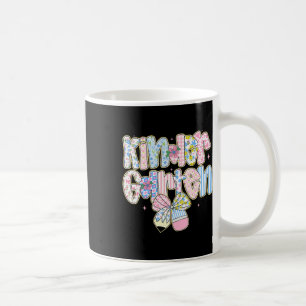 Preppy Back To School Floral Kindergarten Coquette Coffee Mug
