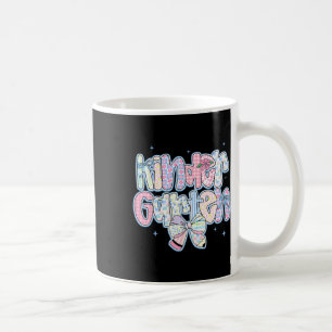 Preppy Back To School Floral Kindergarten Coquette Coffee Mug