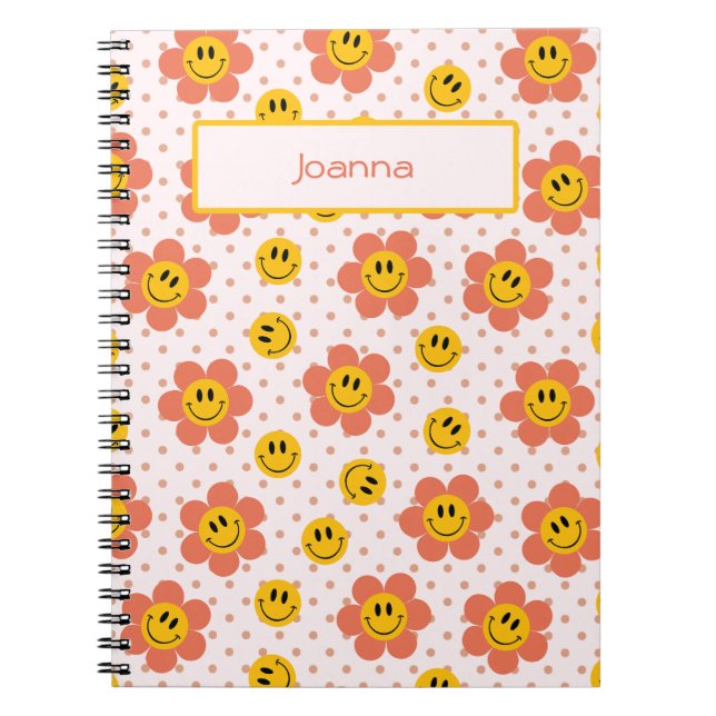 Preppy Back to School Gift for Girls Notebook (Front)