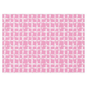 Preppy Bamboo – Pink Coastal Coordinate Tablecloth
