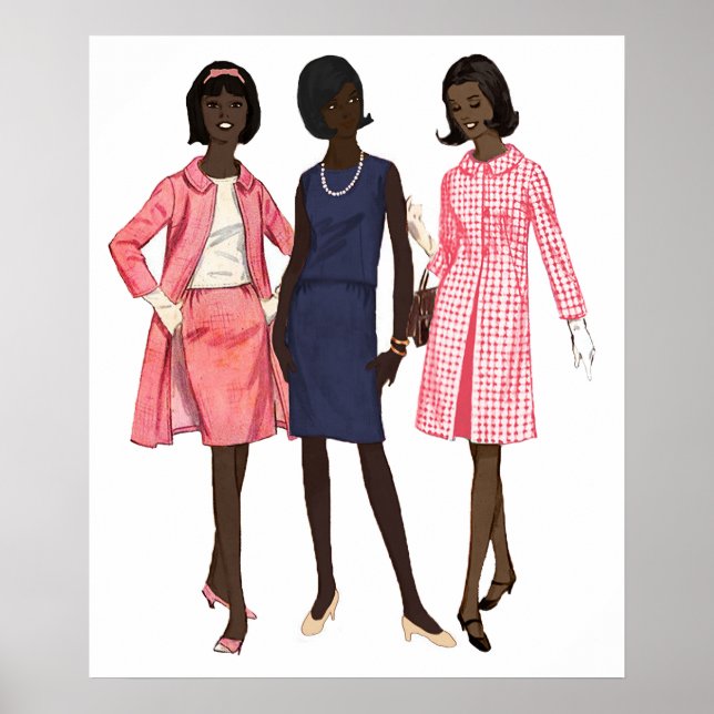 Preppy Black Girls Poster (Front)