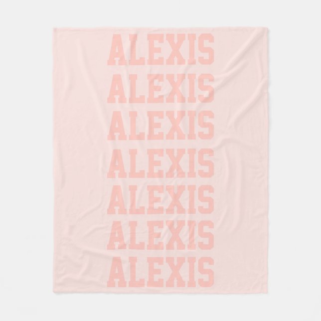 Preppy Blanket Peach (Front)