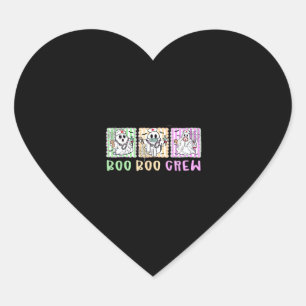 Preppy Boo Crew Nurse Halloween Costume Women Men  Heart Sticker