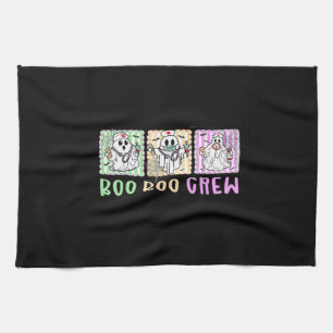 Preppy Boo Crew Nurse Halloween Costume Women Men Tea Towel
