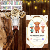 Preppy Bull or Heifer Gender Reveal Hoedown 
