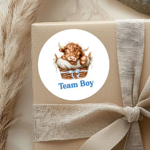 Preppy Bull or Heifer Team Boy Sticker