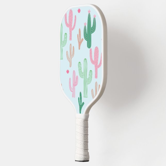 Preppy Cacti Pickleball Paddle (Left)