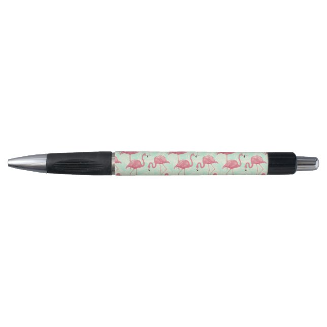 Preppy Chic Elegant Pink Flamingo Pattern (Front)
