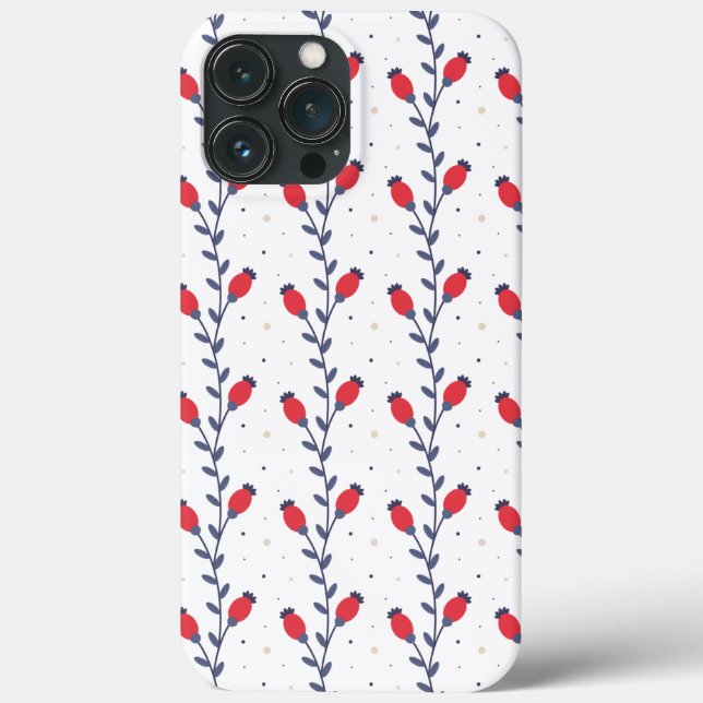Preppy Chic Elegant Trendy Pattern Case-Mate iPhone Case (Back)
