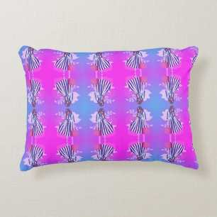 Preppy chic girly purple fashion design teenager decorative cushion