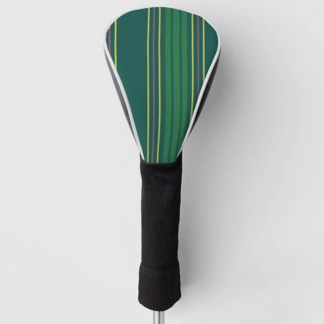 Preppy Chinoiserie Golf Head Cover (Front)