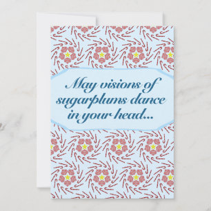 Preppy Christmas Pinwheel Holiday Card
