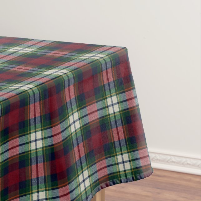 Preppy Christmas Plaid  Tablecloth (In Situ)