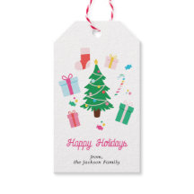 Preppy Christmas Tree Personalised Holiday