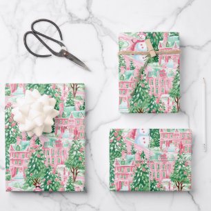 Preppy Christmas Wrapping Paper