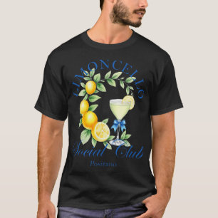 Preppy Coastal Grandma Italian Limoncello Social  T-Shirt