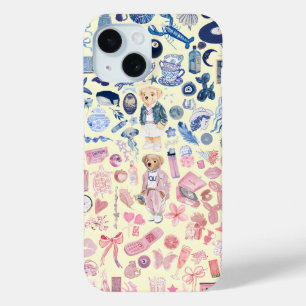 Preppy Collage, Trendy Summer Collage Phone case