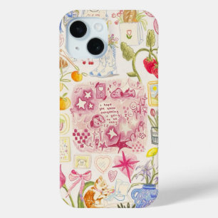 Preppy Collage, Trendy Summer Collage Phone case