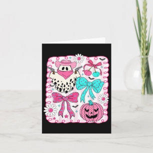 Preppy Coquette Boo Haw Western Ghosts Cowboy Hall Card