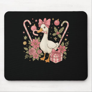 Preppy Coquette Goose Christmas 2025 Family Matchi Mouse Mat