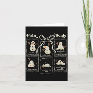 Preppy Coquette Pain Scale Stamps Snowmen Trauma E Card