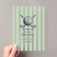 Preppy Country Club Golf Birthday Party
