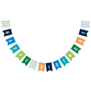 Preppy Dinosaur Silhouette Birthday Banner