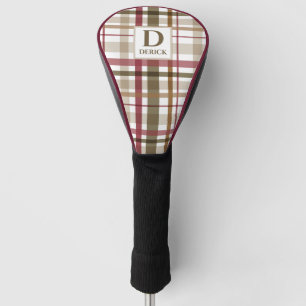 Preppy Fall Plaid Golf Head Cover