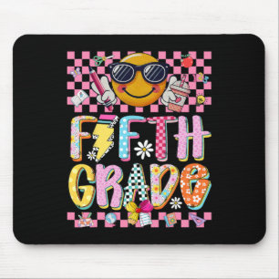Preppy Fifth Grade Teacher First Day Of School 5th Mouse Mat