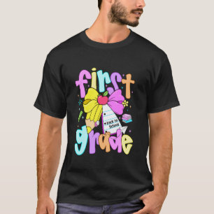 Preppy First Grade Back To School 1st Grade Teache T-Shirt