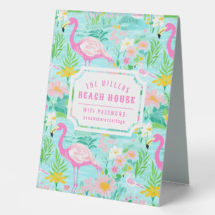 Preppy Flamingo Beach House Wifi Password