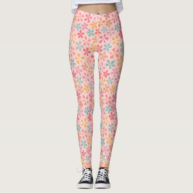 preppy fleur leggings (Front)