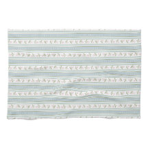 Preppy Floral Stripe Kitchen Towel